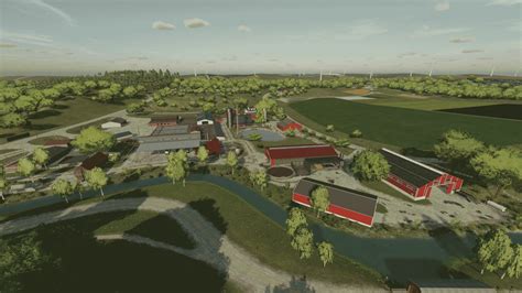 THE RED FARM ON ELMCREEK V3.0 (ONLY BASE MAP) – FS22 mod