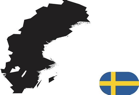 map and flag of Sweden 11175272 Vector Art at Vecteezy