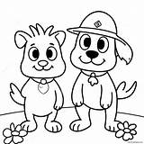 Adventurous Ruff And Dave Coloring Page 53774 42555 sketch template