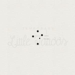 Crux Constellation Temporary Tattoo - Set of 3 – Little Tattoos