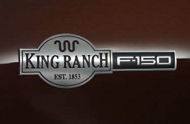 Truck Logo - for King Ranch Edition Ford F150 Truck.