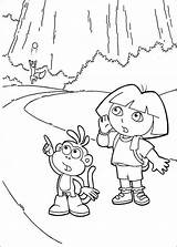 Dora And Boots Coloring Pages sketch template