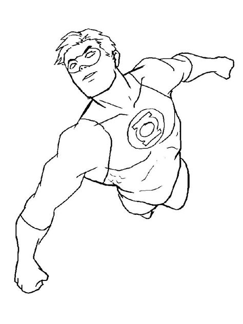 Coloring Pages For Boys, Printable Coloring Pages, Green Lantern, Bright Color, Free Printables ...