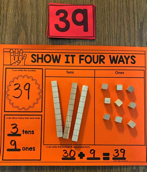 Place Value Game: Show It Four Ways - A Kinderteacher Life | Homeschool ...