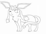 Free Glaceon Coloring Pages Download Png  sketch template