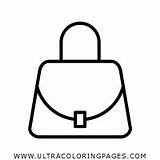 Ladies Bag Coloring Pages For Kids  Free To sketch template