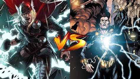 Black Adam vs. Thor: Who Wins the Fight & How?