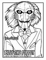 Billy The Puppet sketch template
