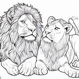 Aslan  Boyama Sayfaları Yazdırma Sitesi sketch template