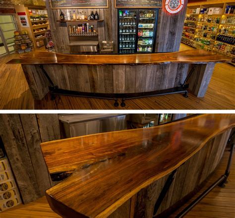 Custom Bar Top: Bo Brooks - OE Custom | Bar countertops, Basement bar ...