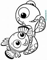 Printable Finding Nemo Characters sketch template