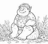 Ogre Coloring Pages Troll Giant Kids Trolls Color Giants Drawing  sketch template