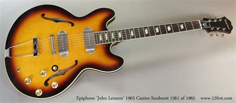 Epiphone Casino John Lennon Limited Thinline Archtop | www.12fret.com