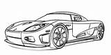 Koenigsegg CCX Sports Car Coloring Picture  Free Online Cars sketch template