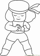 Ruby Steven Universe Coloring Page For Kids  Free sketch template