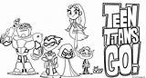 Teen Titans Go Coloring Page Printable sketch template