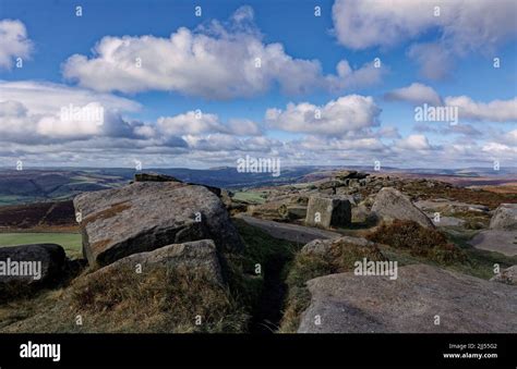 Autumn landscape in the Peak District Stock Photo - Alamy