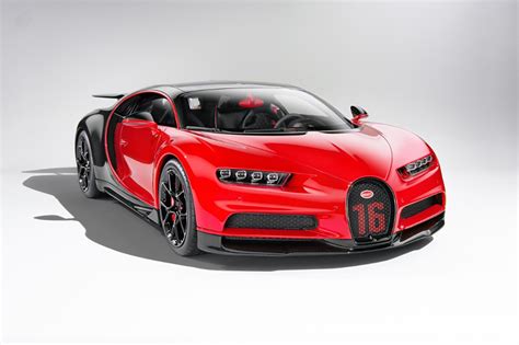 Photo BUGATTI Bugatti Chiron, giperkar Coupe Red Cars Metallic ...