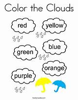 Color the Clouds Coloring Page  Twisty Noodle sketch template