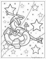 20 Rayquaza Coloring Pages Free PDF Printables sketch template