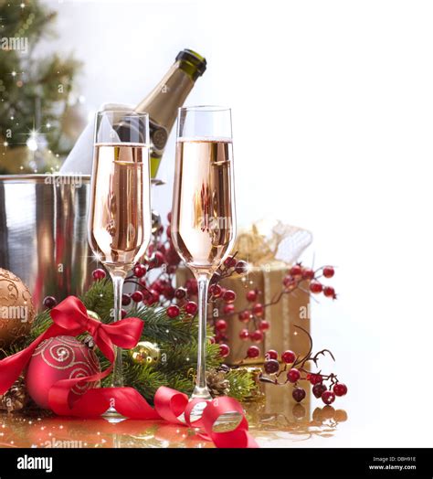 New Year Celebration.Champagne Stock Photo - Alamy