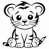 Baby Animal Coloring black And White Coloring Page For Kids 23953497 PNG sketch template