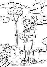Coloring Horta Plantando Disegni Legumes Primavera Gardener Kleurplaat  sketch template