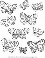 Welcome To Dover Publications  Butterfly coloring Page sketch template