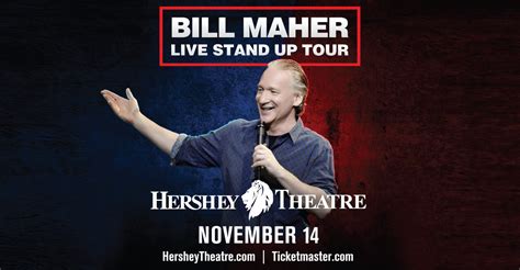 Bill Maher to Bring Stand-Up Comedy to Hershey Theatre