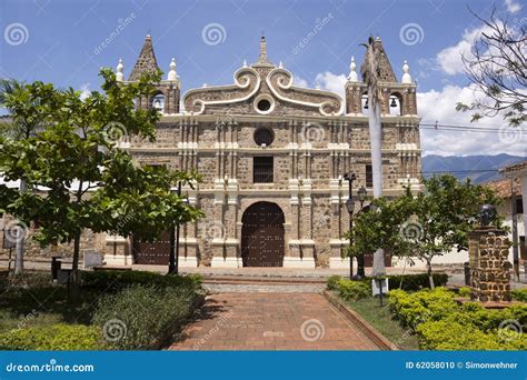 Colombia - Santa Fe De Antioquia - Church of Santa Barbara Stock Photo ...