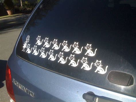 The Best Funny Stick-Figure Family Car Window Decals