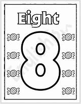 Free Printable Number 8 Coloring Pages sketch template