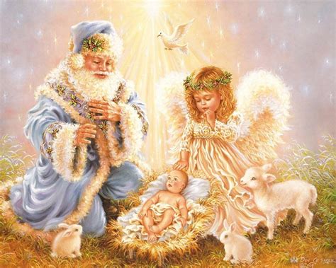 Christmas Nativity & Angels Wallpapers - Top Free Christmas Nativity & Angels Backgrounds ...