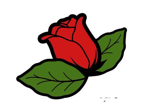 Dibujo de La rosa roja pintado por en Dibujos.net el día 10-09-19 a las 23:51:38. Imprime, pinta ...