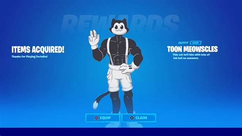 Fortnite Toon Meowscles: How to get Skin, and Emote