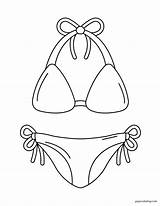 Bikini Coloring Pages ᗎ Printable Painting Template sketch template