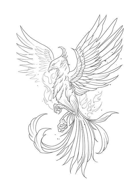 Japanese Phoenix Tattoo, Phoenix Back Tattoo, Phoenix Tattoo Design ...