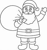 Santa Claus Printable Coloring Pages Coloring sketch template