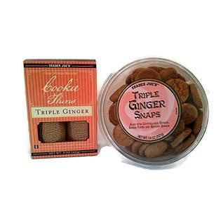 Trader Joes Triple Ginger Snaps and Cookie Thins Triple Ginger Duo