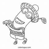 Minion Coloring Pages Minions Despicable Printable Party Template Book  sketch template
