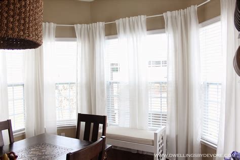 Dwellings By DeVore: Bay Window Curtains