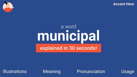 MUNICIPAL - Meaning and Pronunciation - YouTube