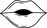Lips Printable Coloring Pages sketch template