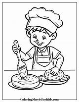 Baker Coloring Pages Free PDF Printables  Sheets For Kids sketch template