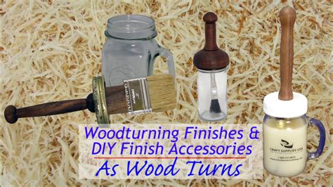 Woodturning Finishes & DIY Finish Accessories - YouTube