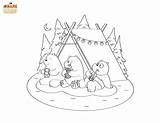 We Bare Bears Cartoon Coloring Pages sketch template