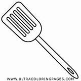 Spatula Coloring Page  Ultra Coloring Pages sketch template