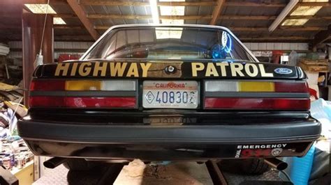 1985 Ford Mustang, California Highway Patrol (CHP) Pursuit SSP for sale