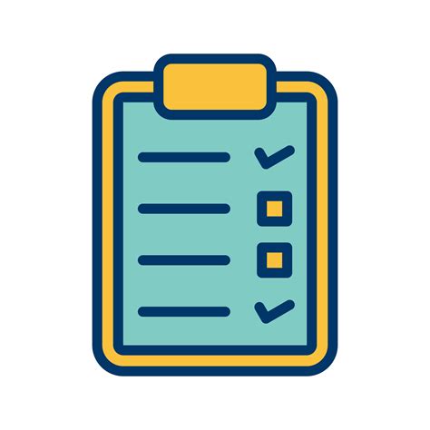 Vector Checklist Icon 356165 Vector Art at Vecteezy