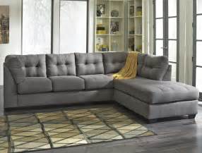 Benchcraft Maier - Charcoal 2-Piece Sectional w/ Sleeper Sofa & Right Chaise | Del Sol Furniture ...